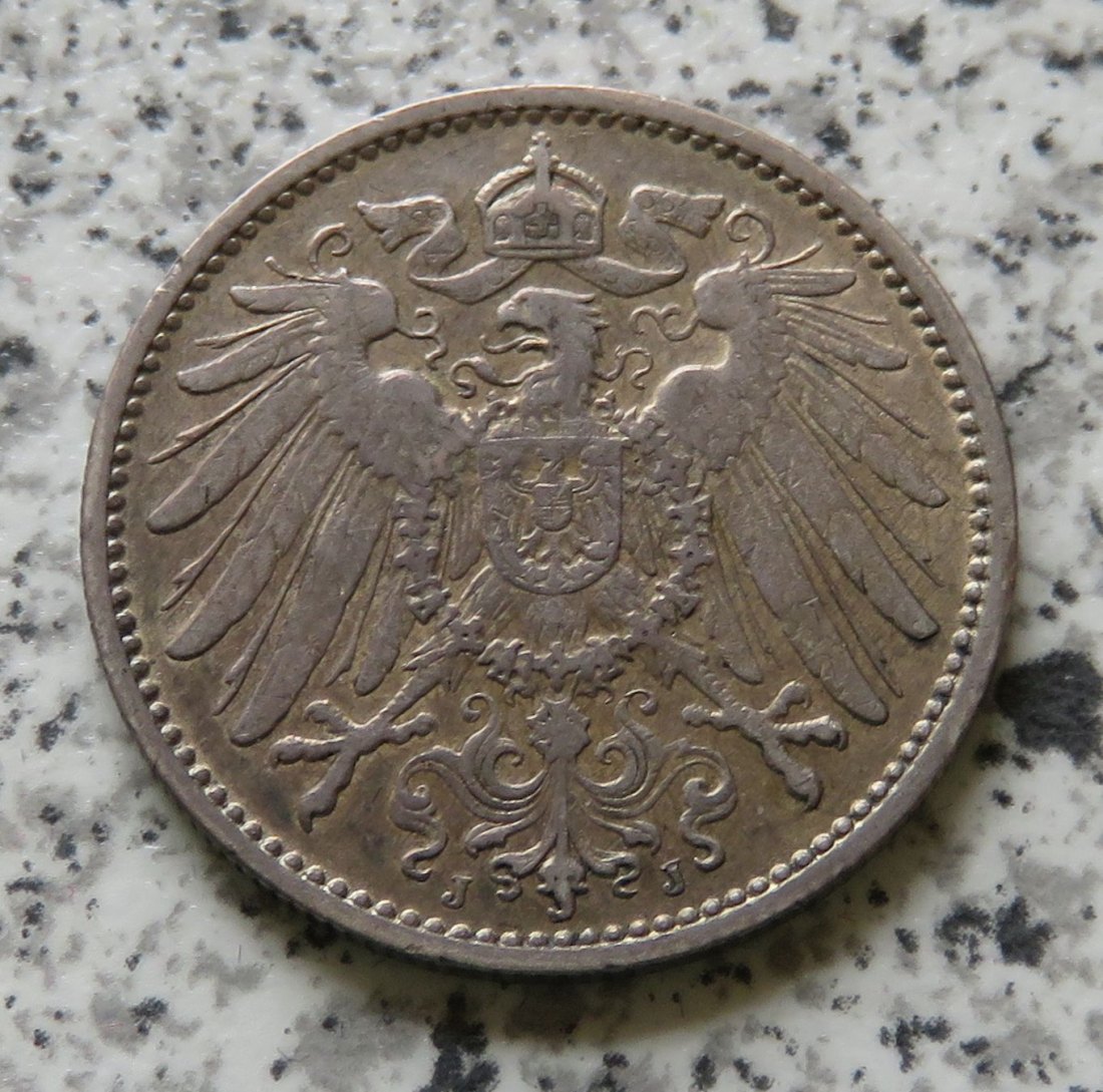  Kaiserreich 1 Mark 1910 J   