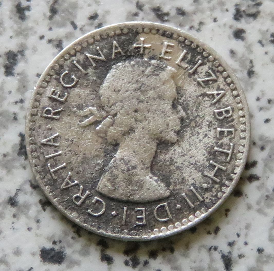 Australien 3 Pence 1953   