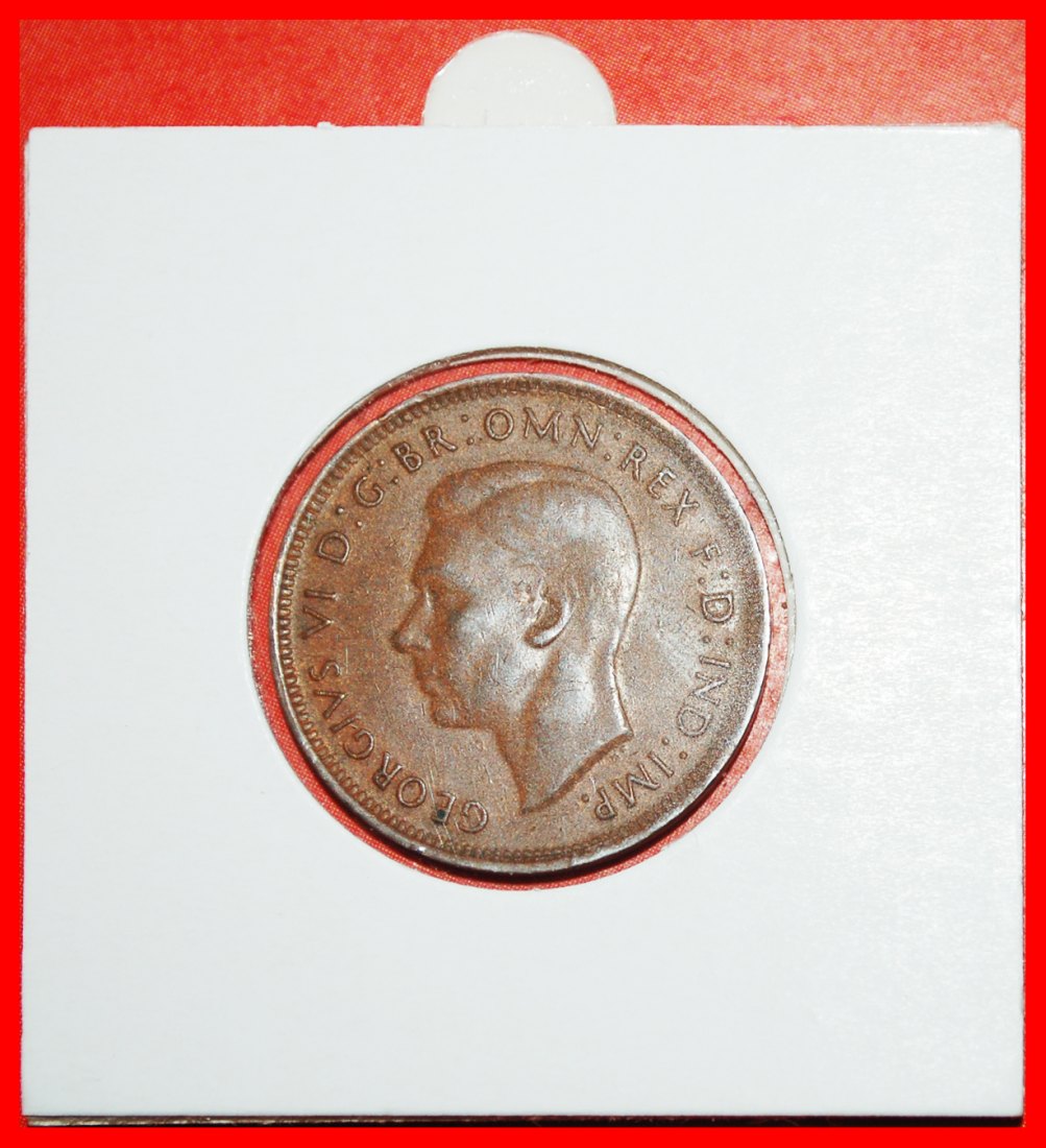  * KANGAROO (1939-1948):AUSTRALIA★1/2 PENNY. 1948! GEORGE VI 1937-1952★HOLDER★LOW START ★ NO RESERVE!   