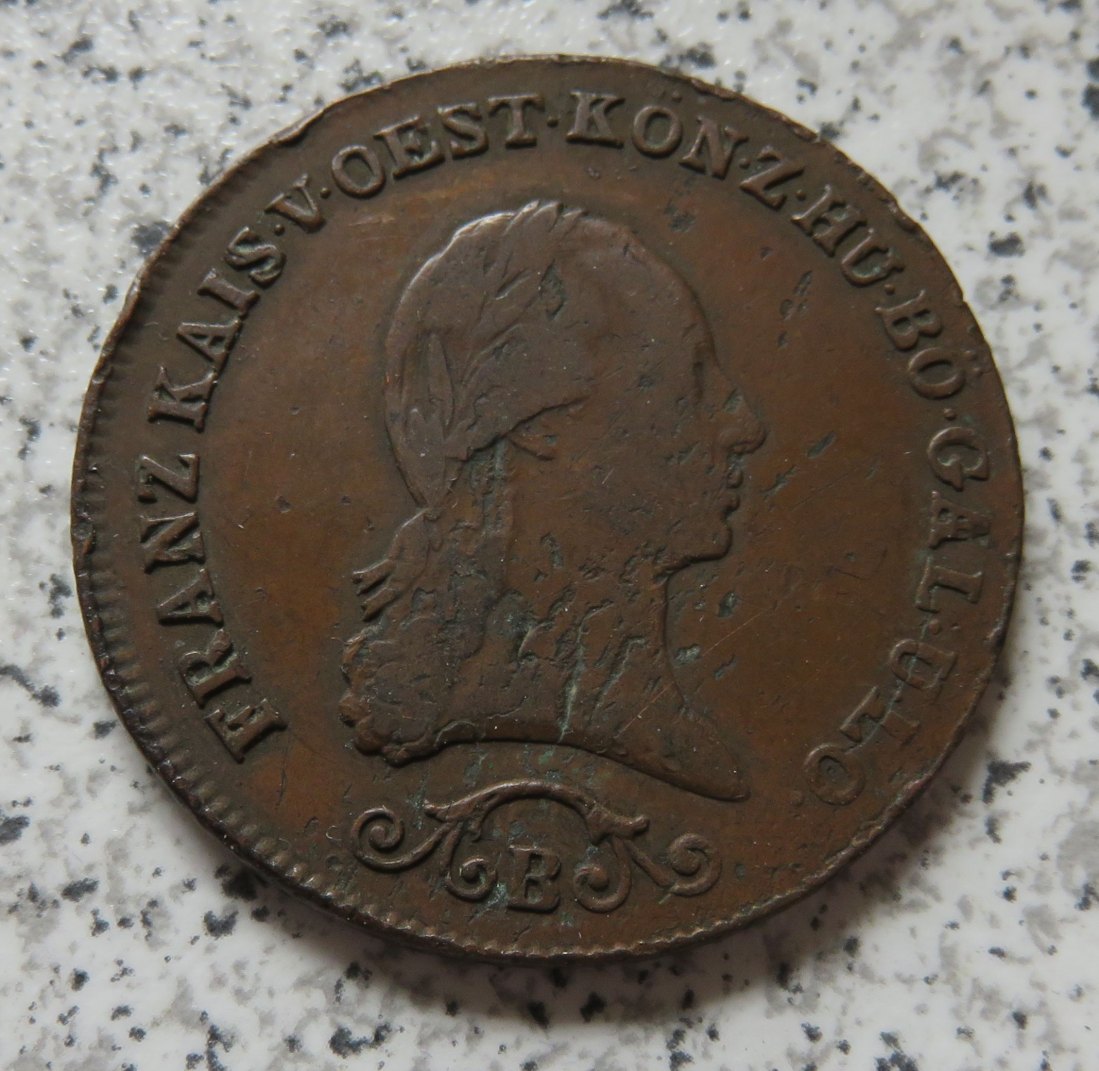  Österreich 3 Kreuzer 1812 B   