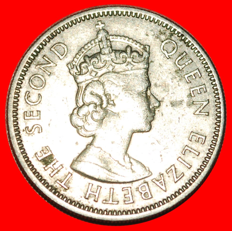  * GROSSBRITANNIEN (1957-1965): FIJI★1 SHILLING 1965 SCHIFF★ELISABETH II. (1953-2022)★OHNE VORBEHALT!   