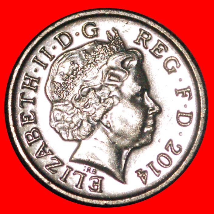  * SCHIELD (2011-2015): GROSSBRITANNIEN★5 PENCE 2014 uSTG! ELISABETH II. (1953-2022) ★OHNE VORBEHALT!   