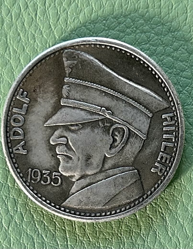  Adolf Hitler Drittes Reich 5RM 1935   