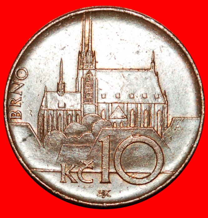 * LION (1993-2023): CZECH REPUBLIC ★ 10 CROWNS 2008 DIES 2+B!★LOW START★ NO RESERVE!