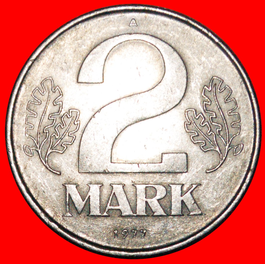 * HAMMER AND COMPASS (1972-1990): GERMANY★ 2 MARKS 1977A BERLIN! ★LOW START★ NO RESERVE!