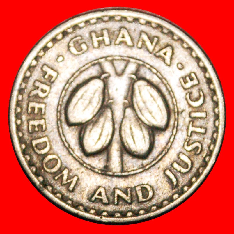 * GREAT BRITAN (1967-1975): GHANA ★ 5 PESEWAS 1967 COCOA!★LOW START ★ NO RESERVE!
