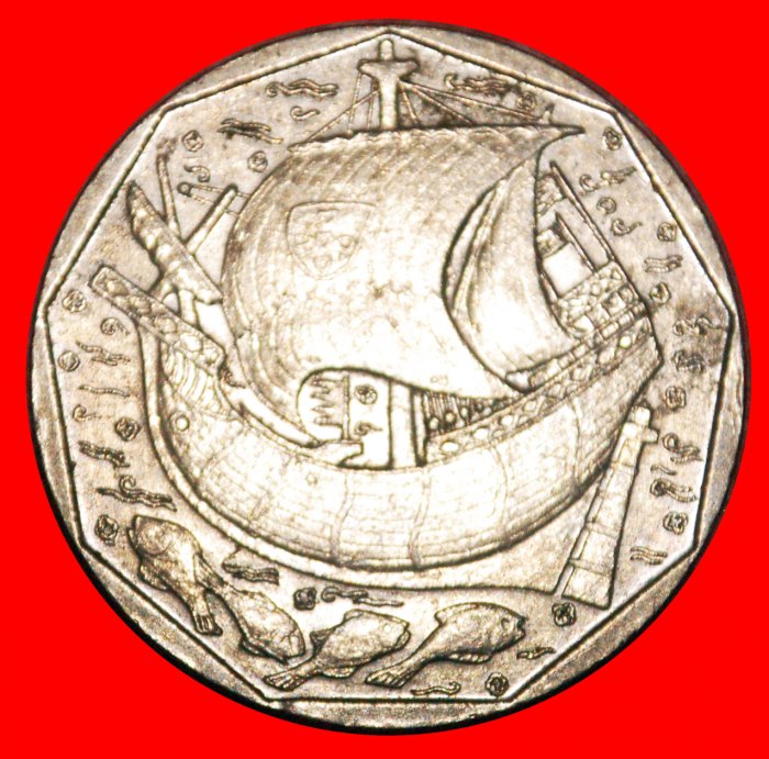  * SCHIFF and FISCHE (1986-2001): PORTUGAL ★ 50 ESCUDOS 1989! STEMPEL 2+C! ★OHNE VORBEHALT!   