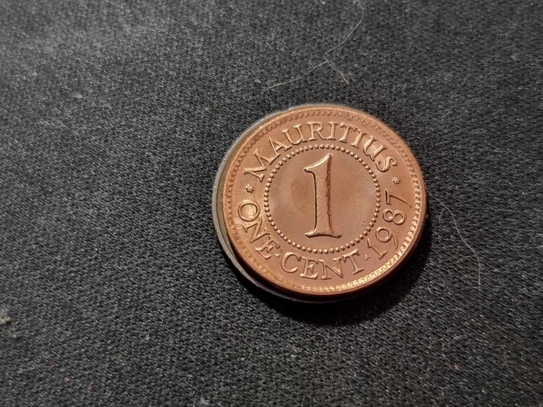  Mauritius 1 Cent 1987 STG   