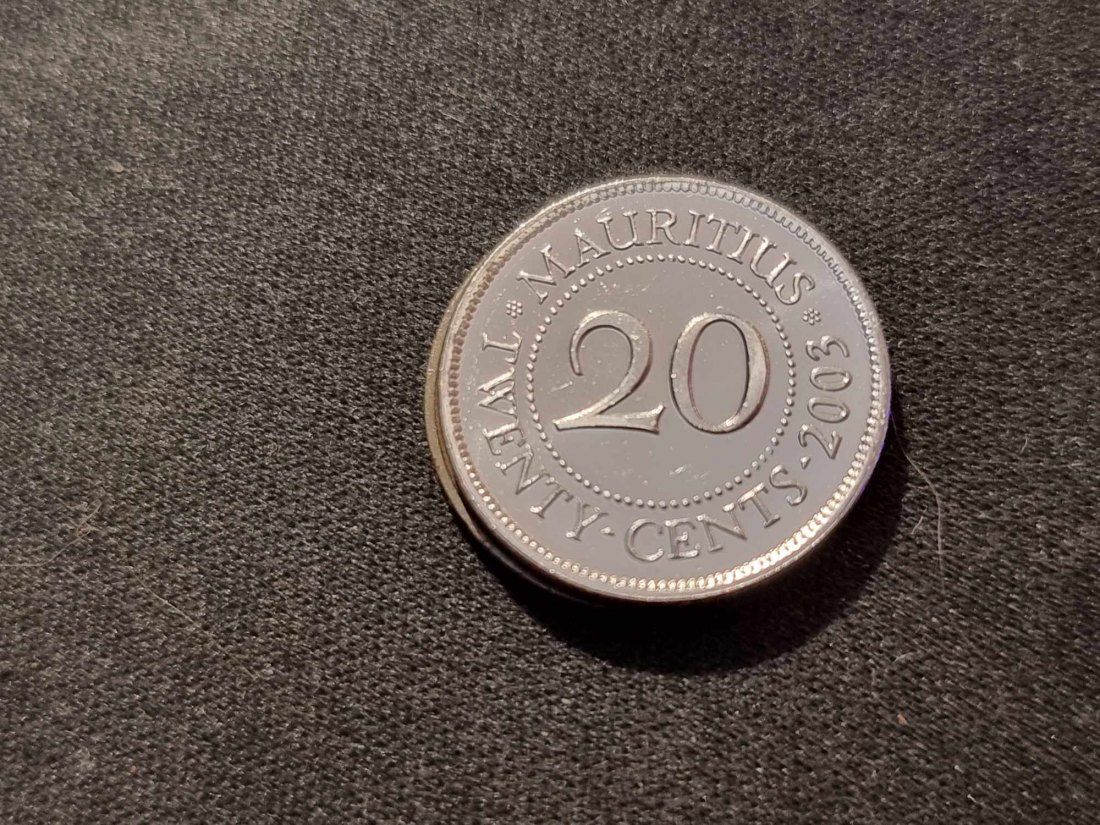  Mauritius 20 Cent 2003 STG   