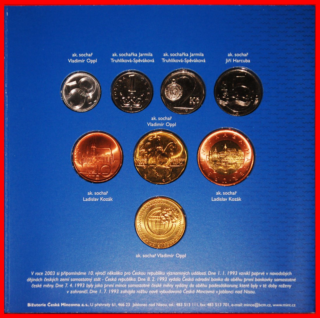  * EMISSION 1993-2023: CZECH REPUBLIC ★ MINT SET 2004 RARE! TO BE PUBLISHED! ★LOW START ★ NO RESERVE!   