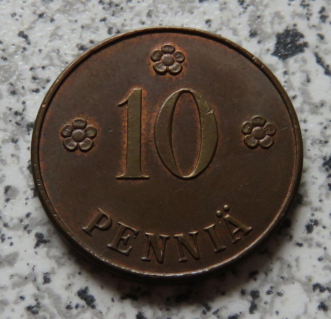  Finnland 10 Pennia 1920   