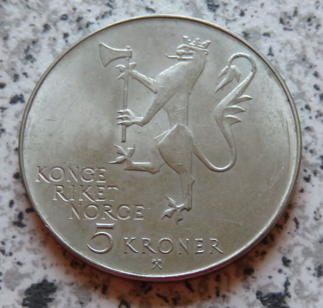  Norwegen 5 Kroner 1975   