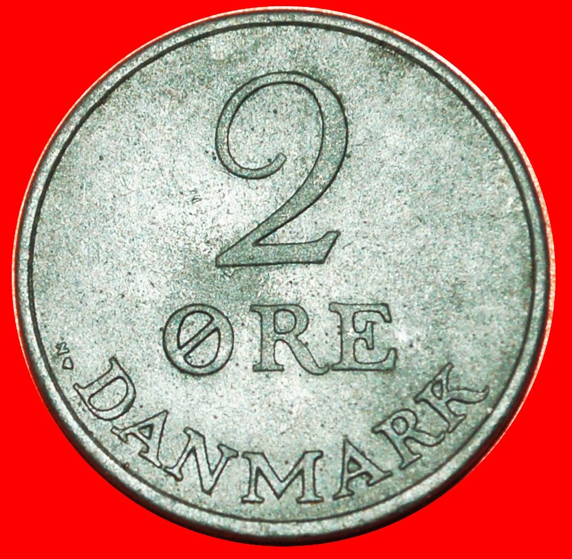 * MONOGRAMM (1948-1972): DÄNEMARK ★ 2 OERE 1952! Frederik IX. (1899-1972) ★OHNE VORBEHALT!