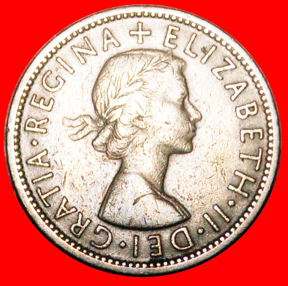  * TUDOR ROSE (1954-1970): UNITED KINGDOM★FLORIN 1956 BRITAIN★ELIZABETH II ★LOW START ★ NO RESERVE!   