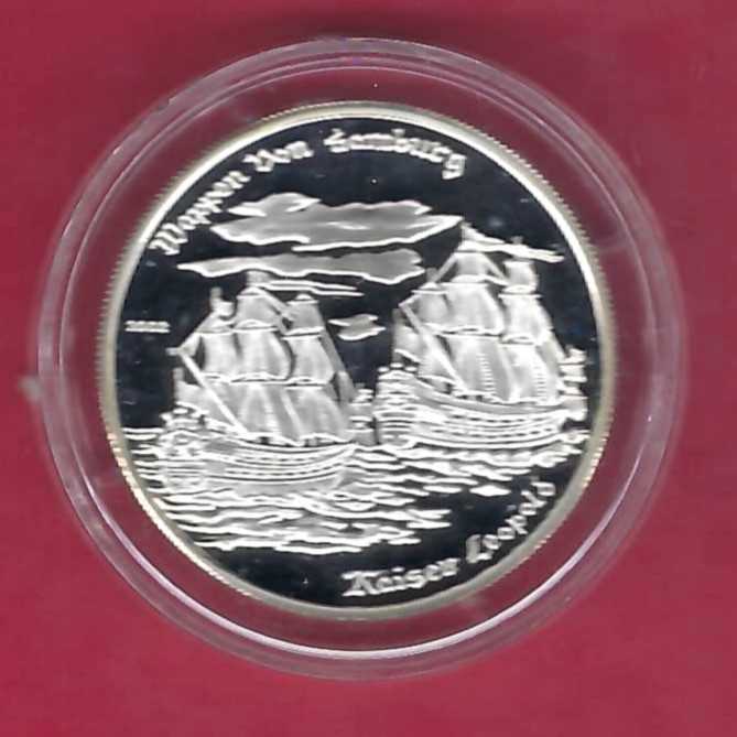  Rep. Togo 1000 Francs Schiffmotiv 2000 Silber Golden Gate Münzenankauf Koblenz Frank Maurer X732   