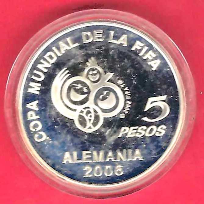  Argentinien 5 Pesos 2005 Silber Golden Gate Münzenankauf Koblenz Frank Maurer X738   