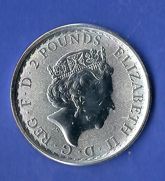  England 1 Oz Feinsilber 2021 Goldankauf Golden Gate Frank Maurer X883   
