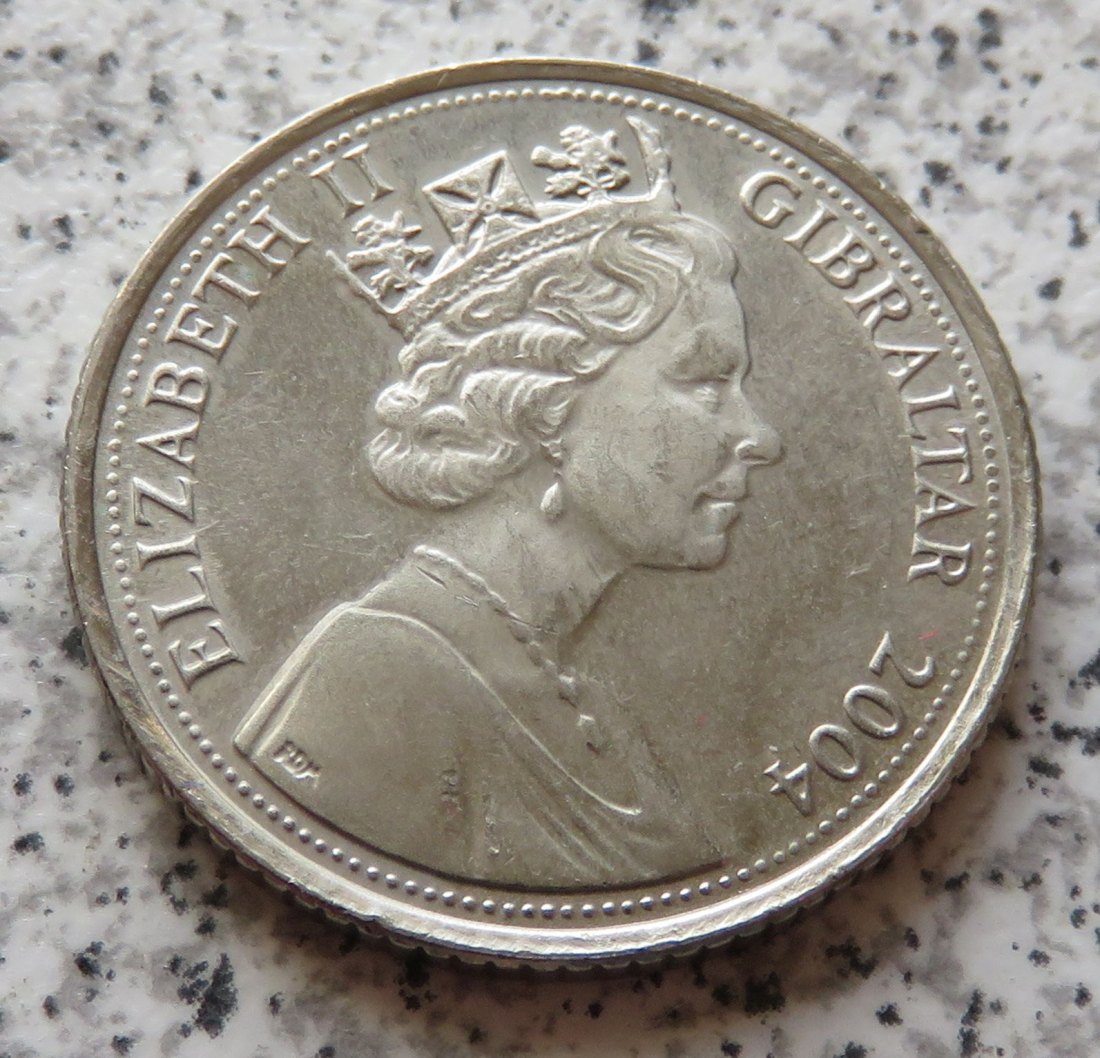  Gibraltar 10 Pence 2004   