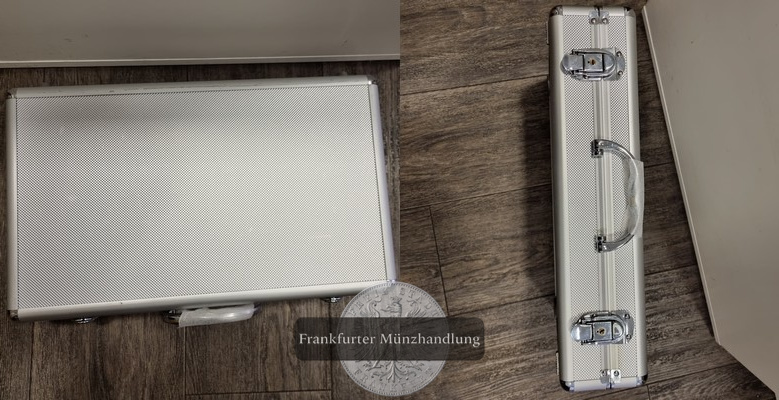  Aluminium-Münzkoffer , gebraucht FM-Frankfurt   