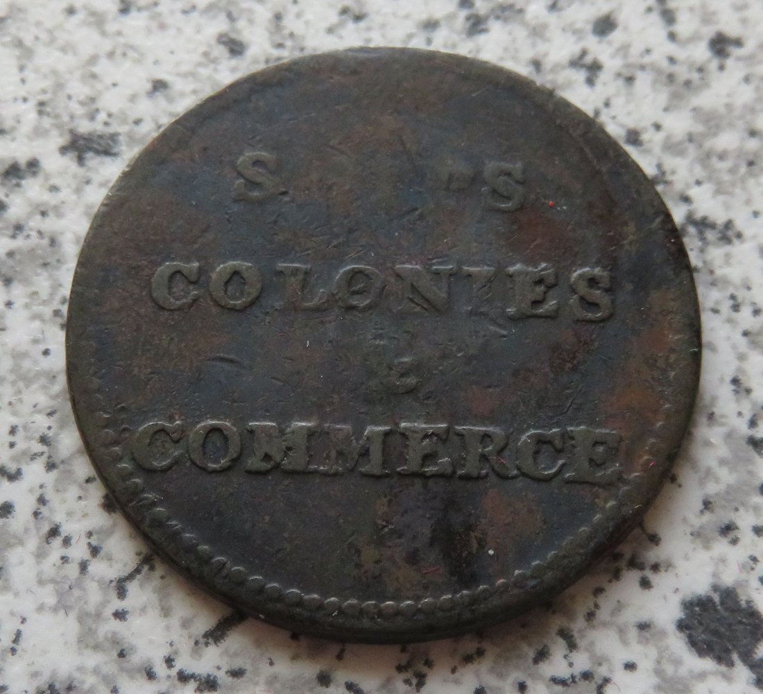  Prince Edward Island half Penny Token Ships colonies and commerce, 1835   