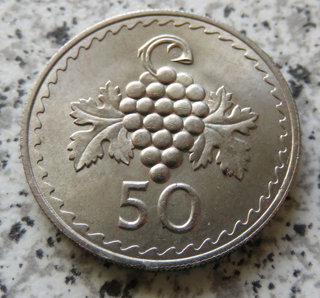  Zypern 50 Mils 1963   