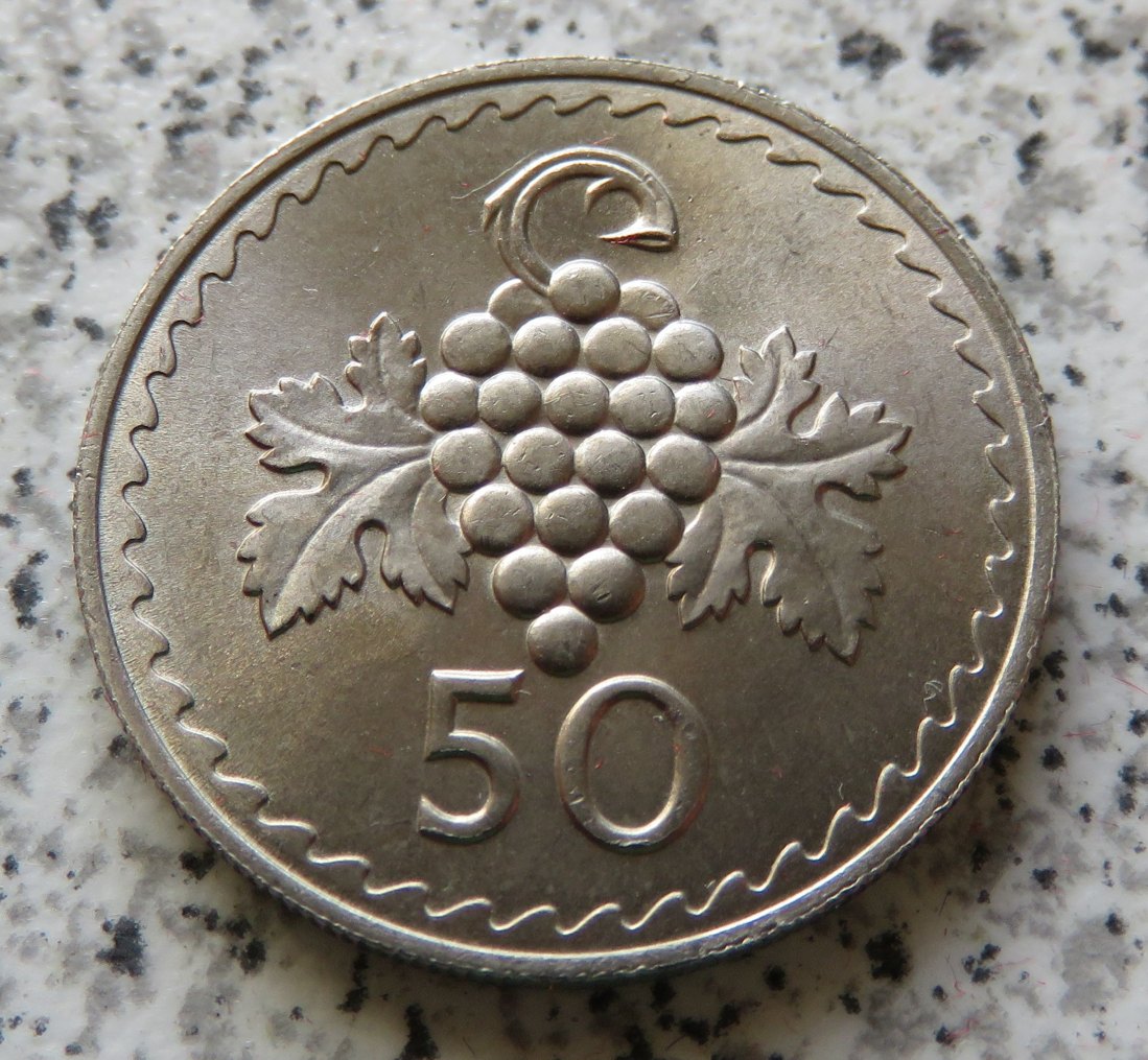  Zypern 50 Mils 1963   