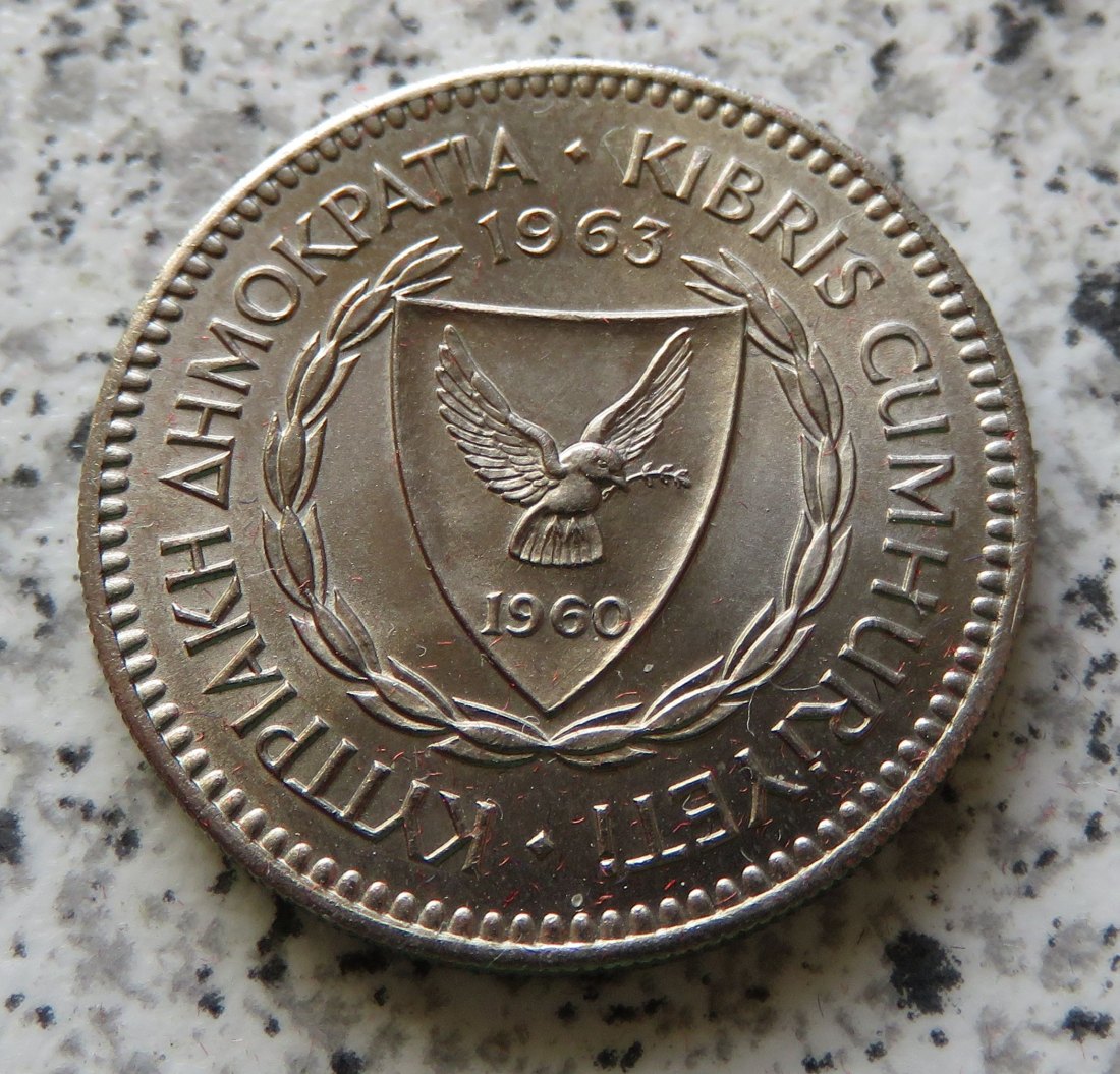  Zypern 50 Mils 1963   