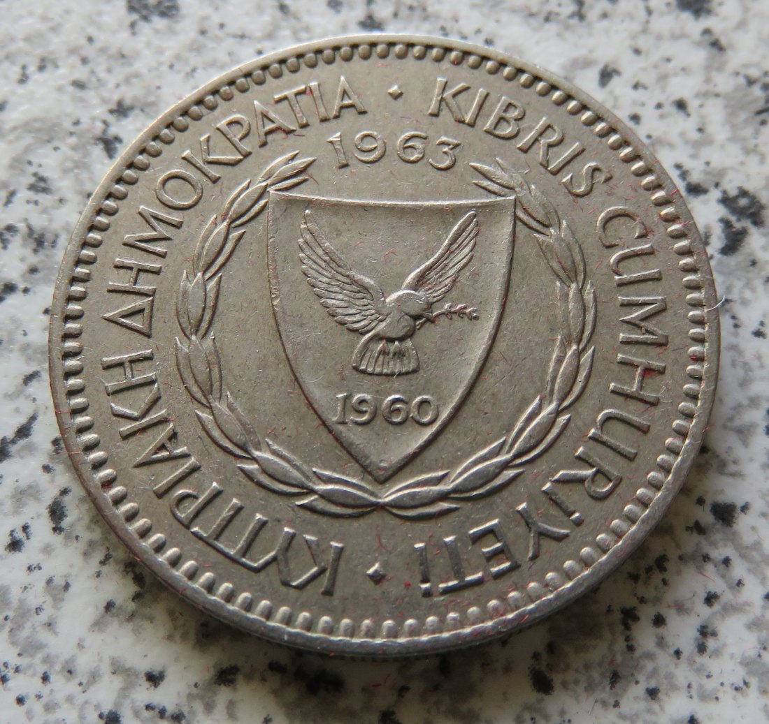  Zypern 100 Mils 1963   