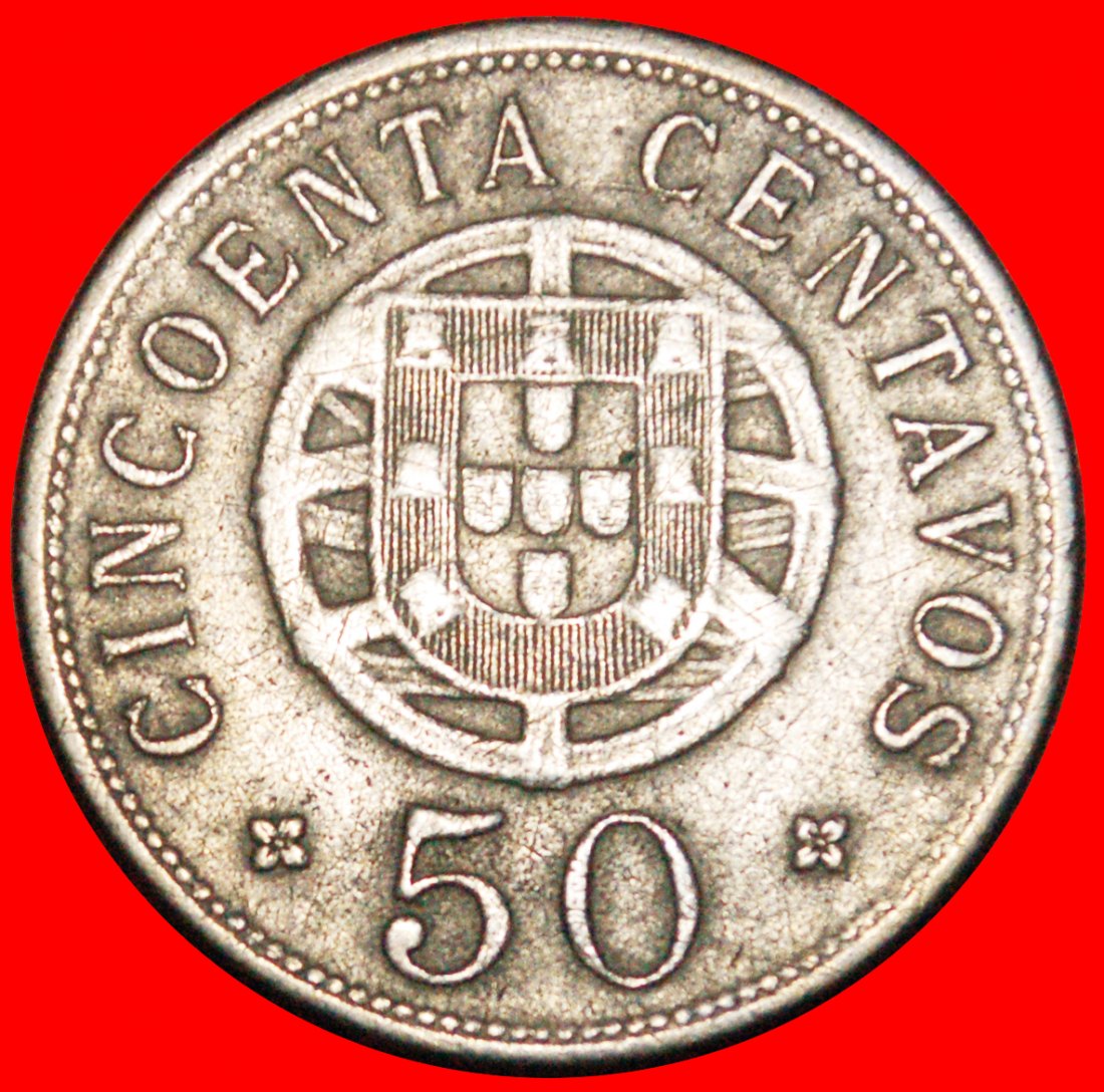  * PORTUGAL (1927-1928)L: ANGOLA ★ 50 CENTAVOS 1928! LOW START★ NO RESERVE!   