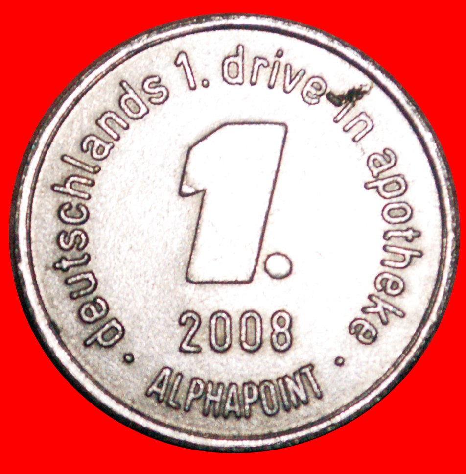  * α. LOGO (2008-2013):GERMANY★1 ALPHAPOINT 2008 HAMBURG MINT LUSTRE★DISCOVERY★LOW START★ NO RESERVE!   