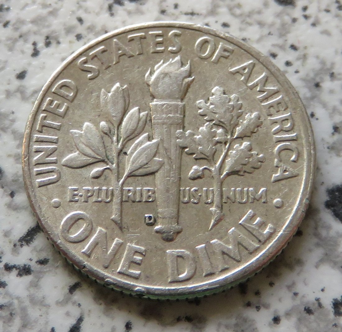  USA 1 Dime 1963 D / 10 Cent 1963 D   