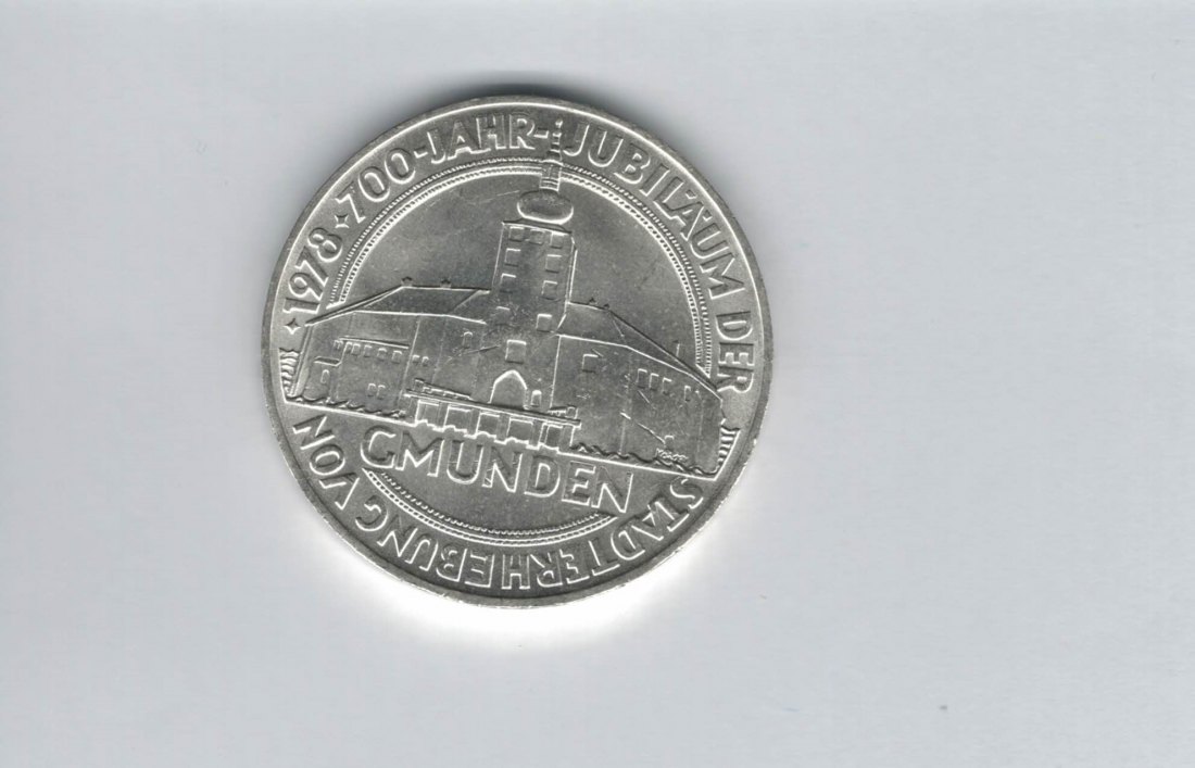  100 Schilling 1978 Stadt Gmunden Oberösterreich Ag Österreich 2. Republik (1914/17)   