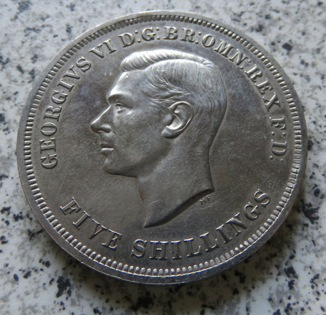  Großbritannien 1 Crown 1951 / 5 Shillings 1951   