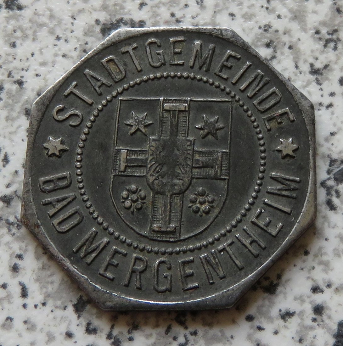  Bad Mergentheim 10 Pfennig 1918   