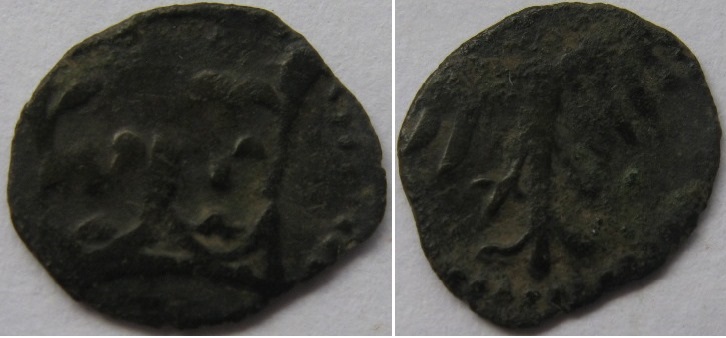  1434-1444, Kingdom of Poland (Ladislaus III Jagiellon) - 1 Denier, Krakov Mint, silver coin   