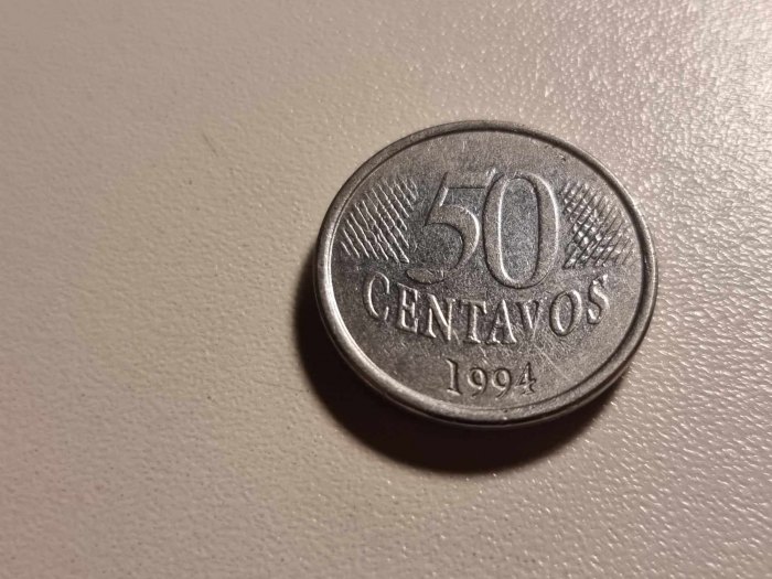  Brasilien 50 Centavos 1994 Umlauf   