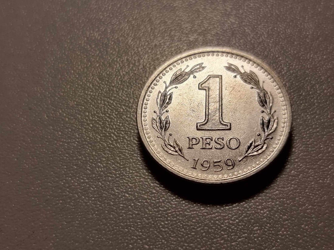  Argentinien 1 Peso 1959 STG   