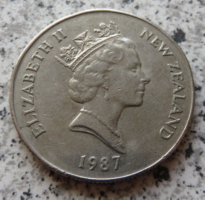  Neuseeland 50 Cents 1987   