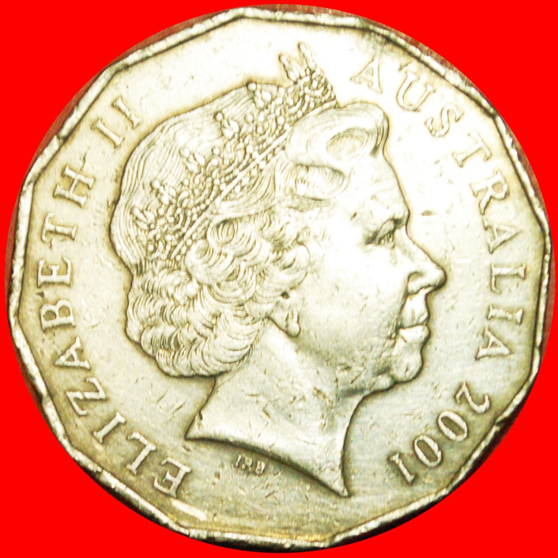  * FÖDERATION 1901: AUSTRALIEN ★ 50 CENTS 2001 TASMANIEN! ELISABETH II. (1953-2022) OHNE VORBEHALT!   