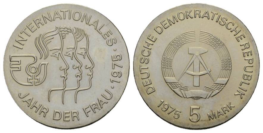  DDR; 5 Mark 1975   