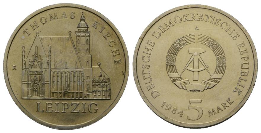 DDR; 5 Mark 1984   