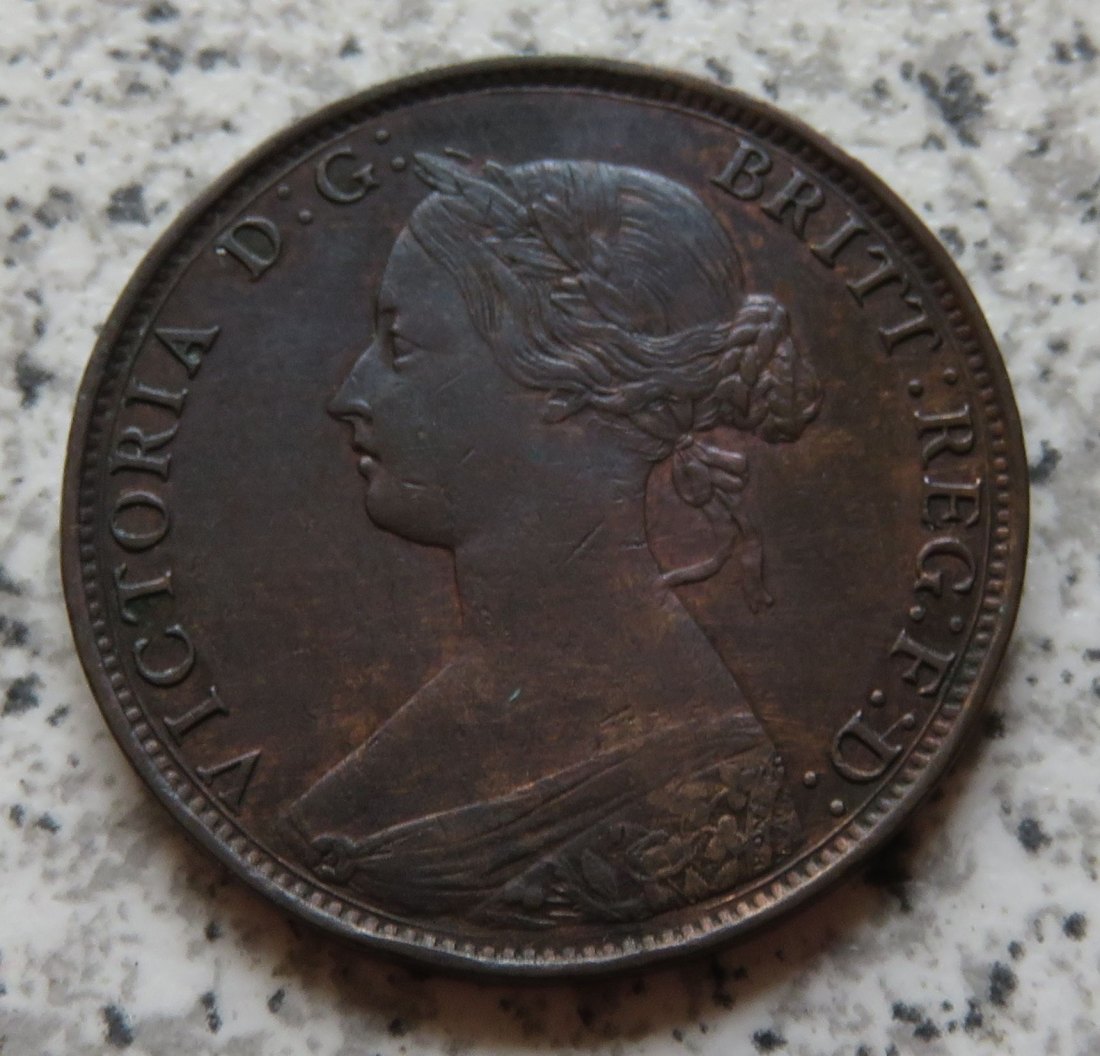  Großbritannien half Penny 1861 / 1/2 Penny 1861   