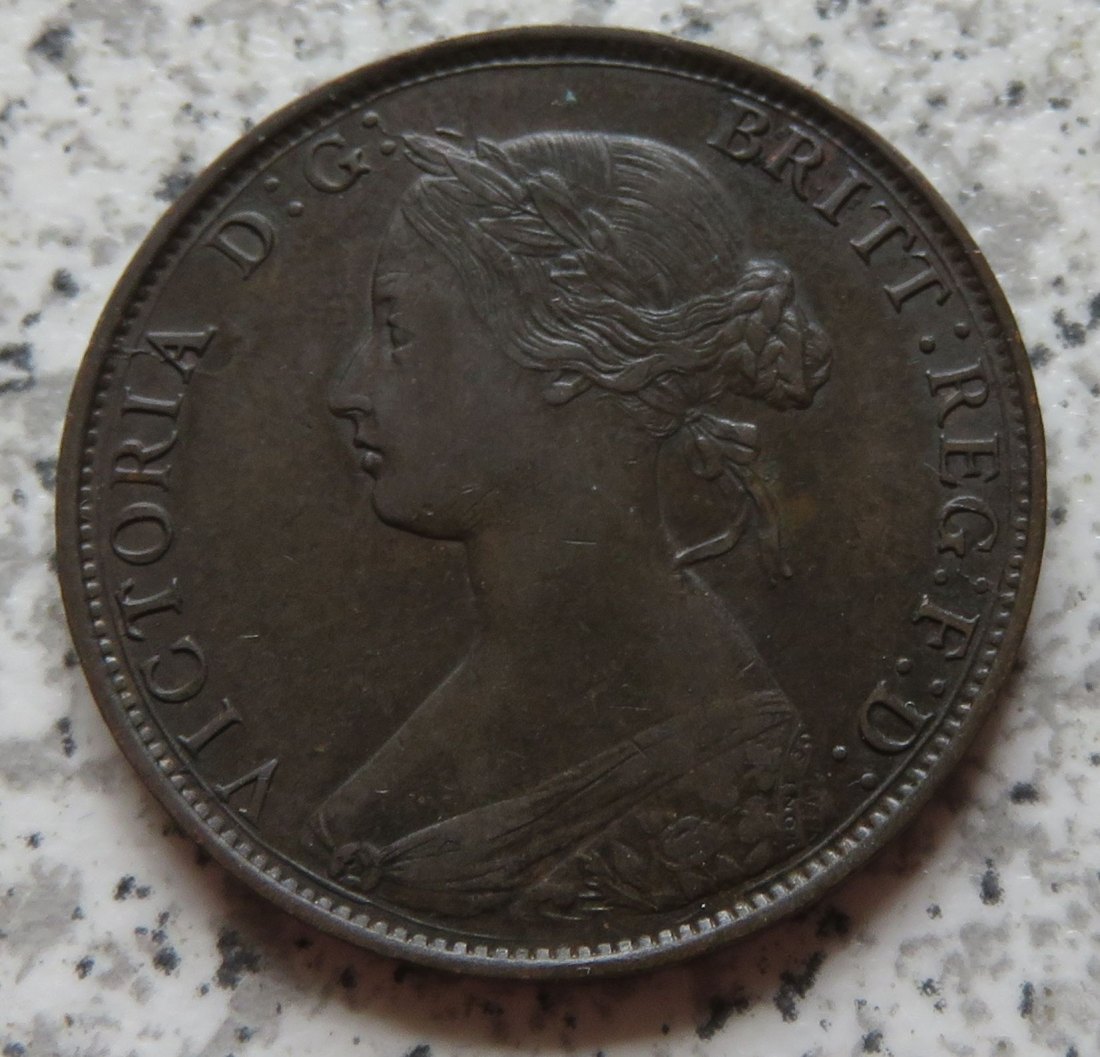  Großbritannien half Penny 1861 / 1/2 Penny 1861   