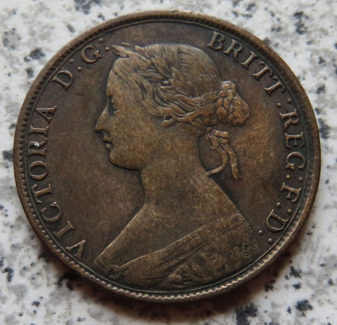  Großbritannien half Penny 1864 / 1/2 Penny 1864   