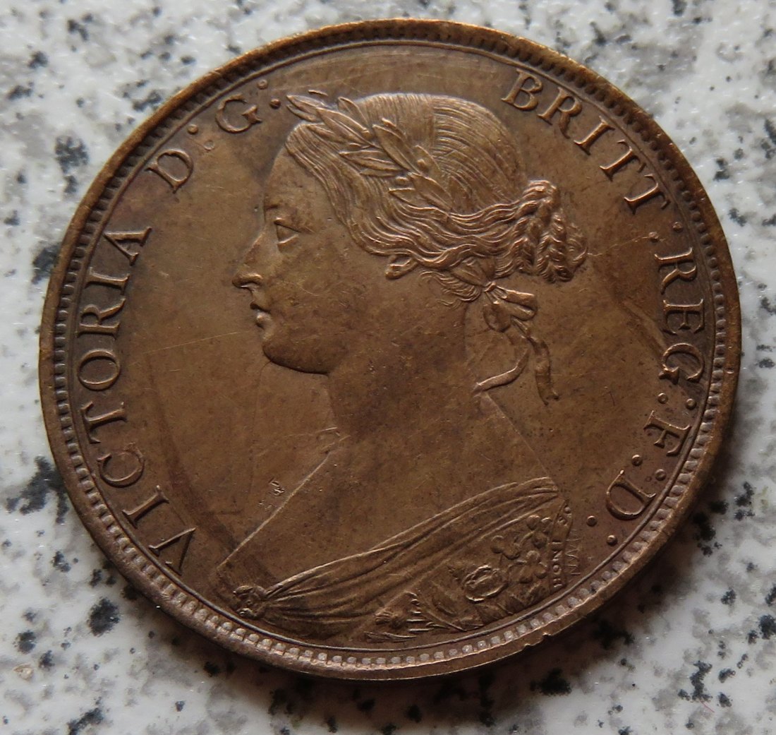  Großbritannien half Penny 1868 / 1/2 Penny 1868   