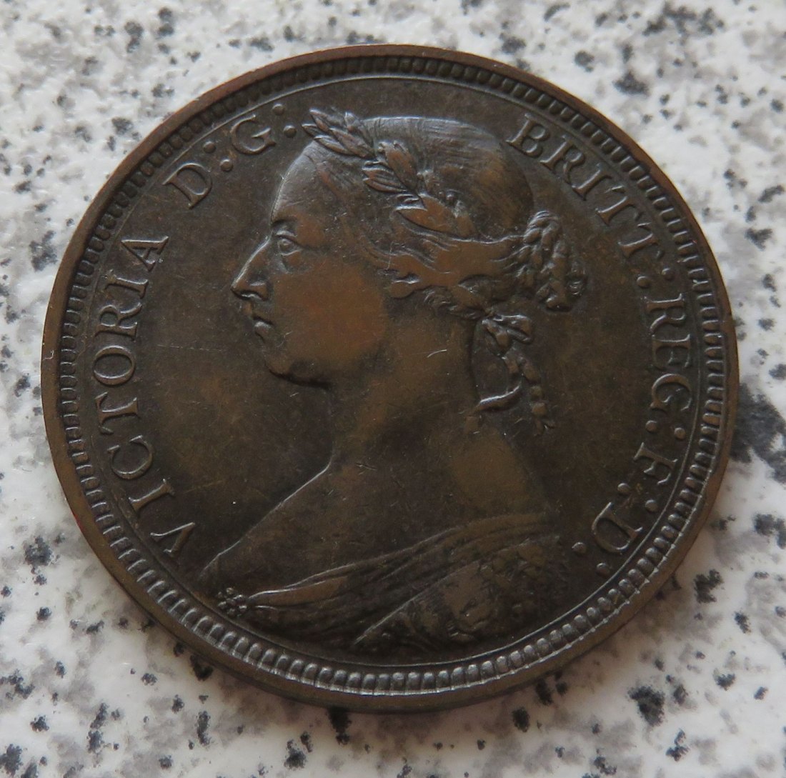  Großbritannien half Penny 1890   
