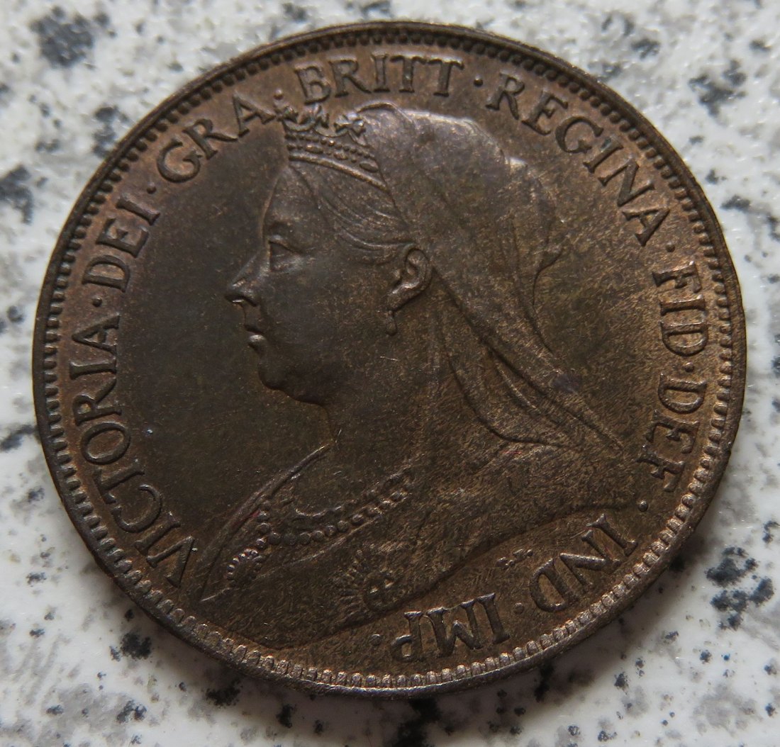  Großbritannien half Penny 1895   