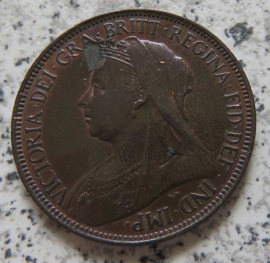 Großbritannien half Penny 1896   