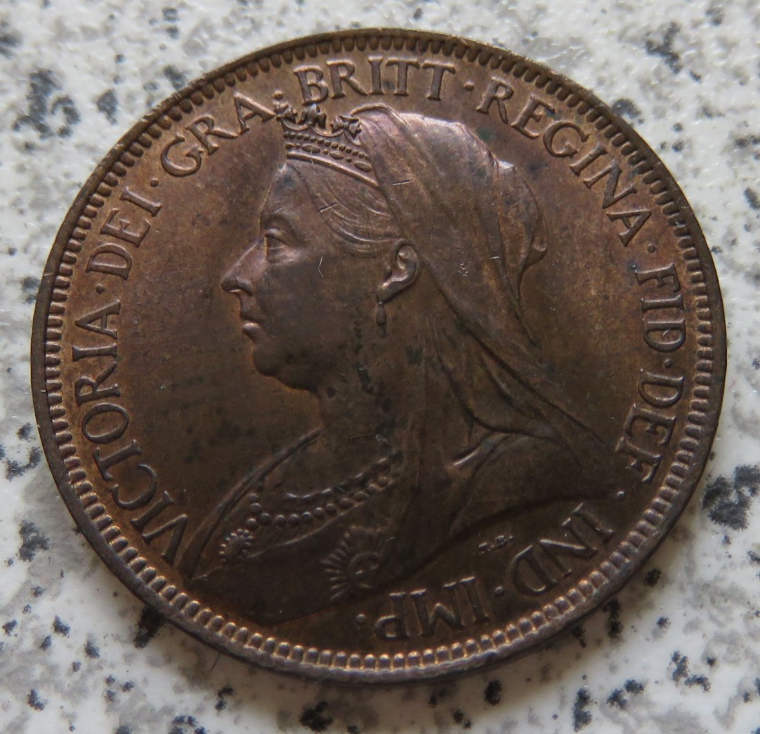  Großbritannien half Penny 1899   