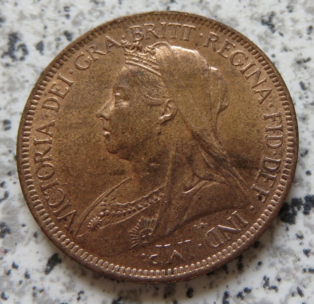 Großbritannien half Penny 1901, Erhaltung   